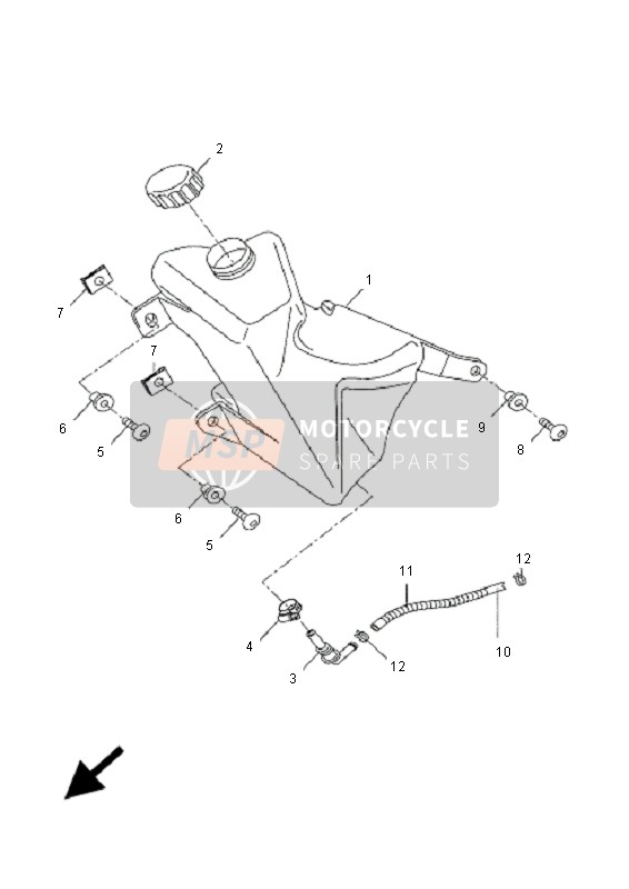 1D4F17660000, Durite A Huile, Yamaha, 0